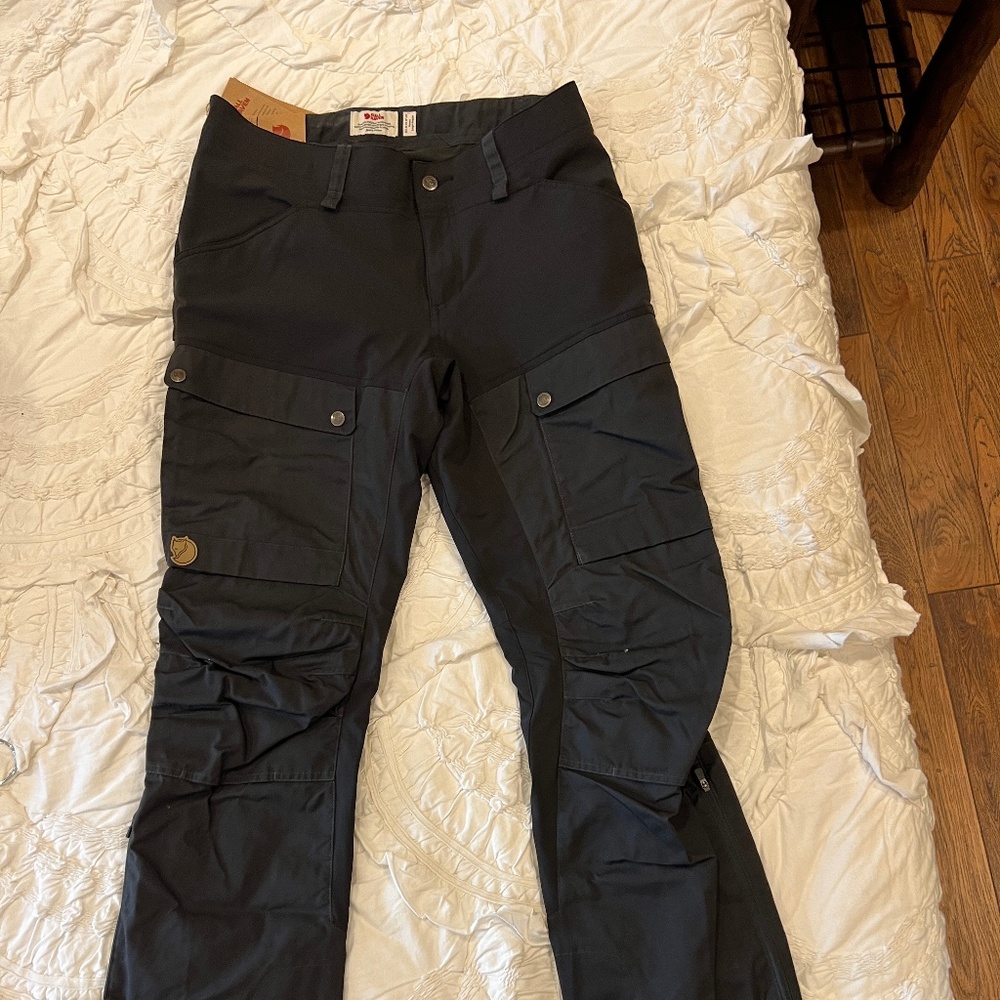 Fjallraven Women's Keb Trouser - US 32-33, EUR 42, Black - New with tags!